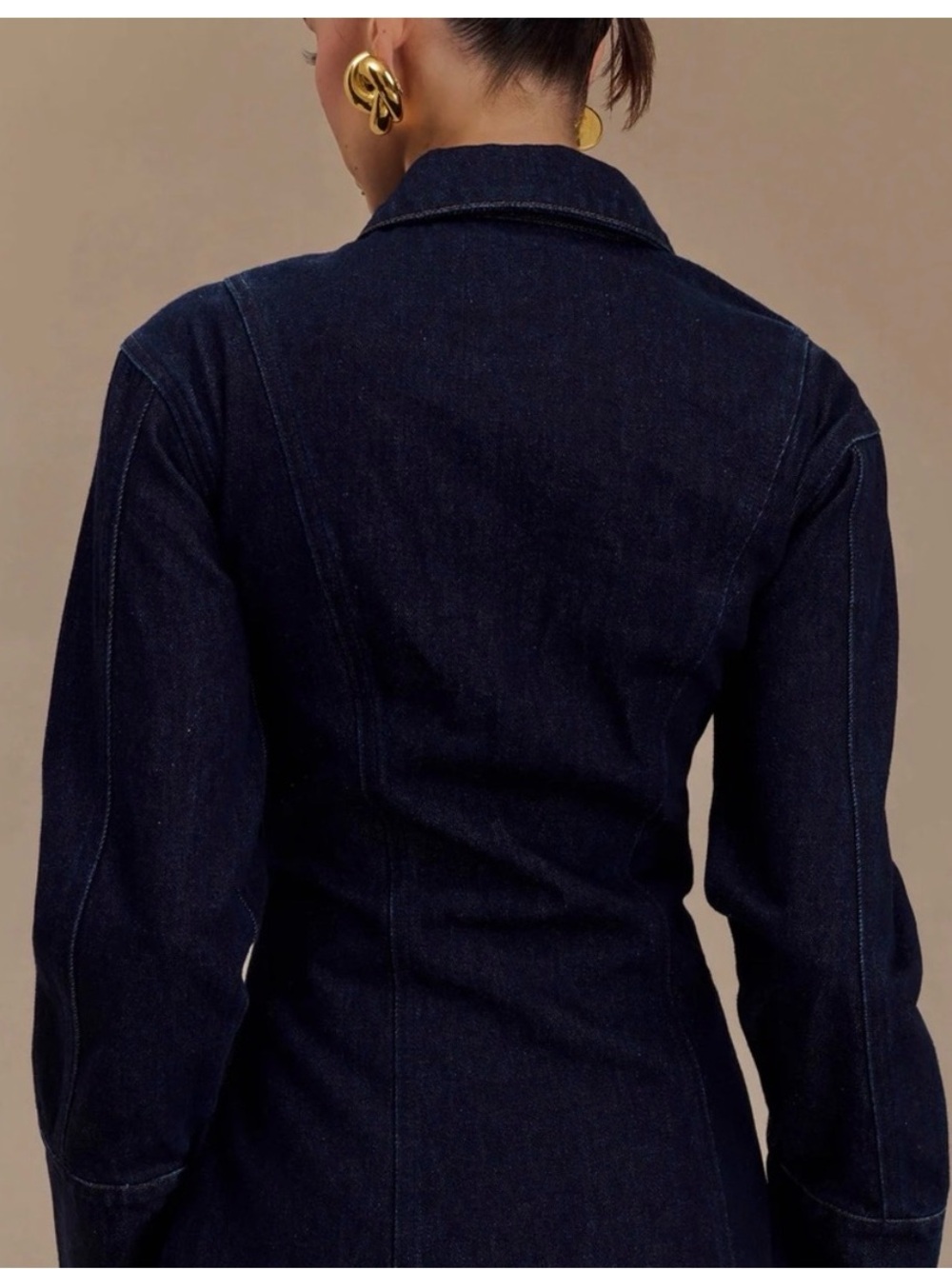 Meshki Dark Indigo Denim Jacket